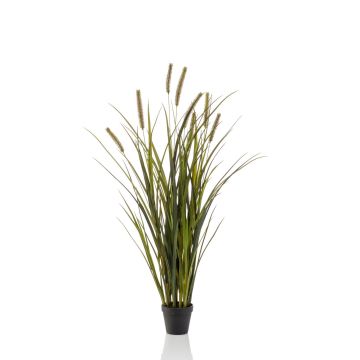 Kunstschilf ZWENA mit Rispen, grün-gelb, 100cm