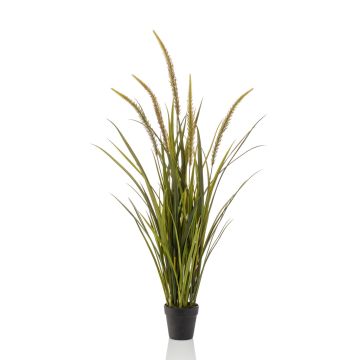 Fuchsschwansgras künstlich ANOUR mit Rispen, grün-braun, 115cm