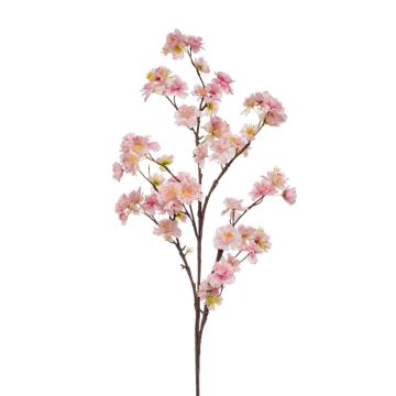 Künstliche Blume groß Kirschblütenzweig GIMA mit Blüten, rosa, 120cm