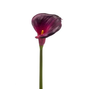 Kunst Blume Calla DAISCHI, burgunderrot, 70cm, 11x14cm