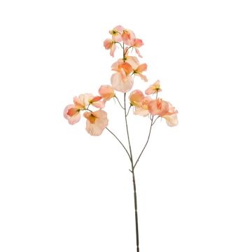 Deko Kunstblume Duftwicke KANZI, pfirsich, 75cm, Ø4-7cm