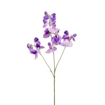 Deko Kunstblume Duftwicke KANZI, lila, 75cm, Ø4-7cm
