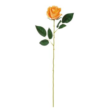 Samt Rose SEENSA, orange, 55cm, Ø7cm