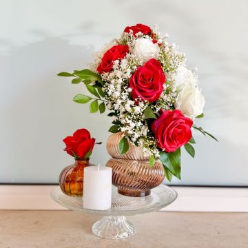 Sweet Roses - individueller Hochzeitsstrauß - Kundenwunsch von Ronald