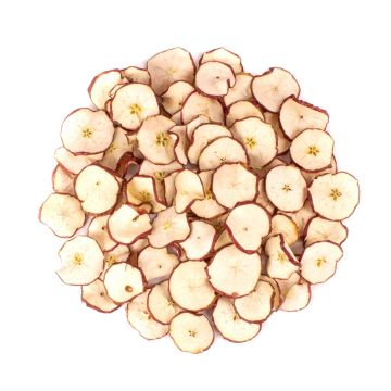 Deko Trockenfrüchte Apfelscheiben GERHILD, rot, Ø4-6cm, 200g