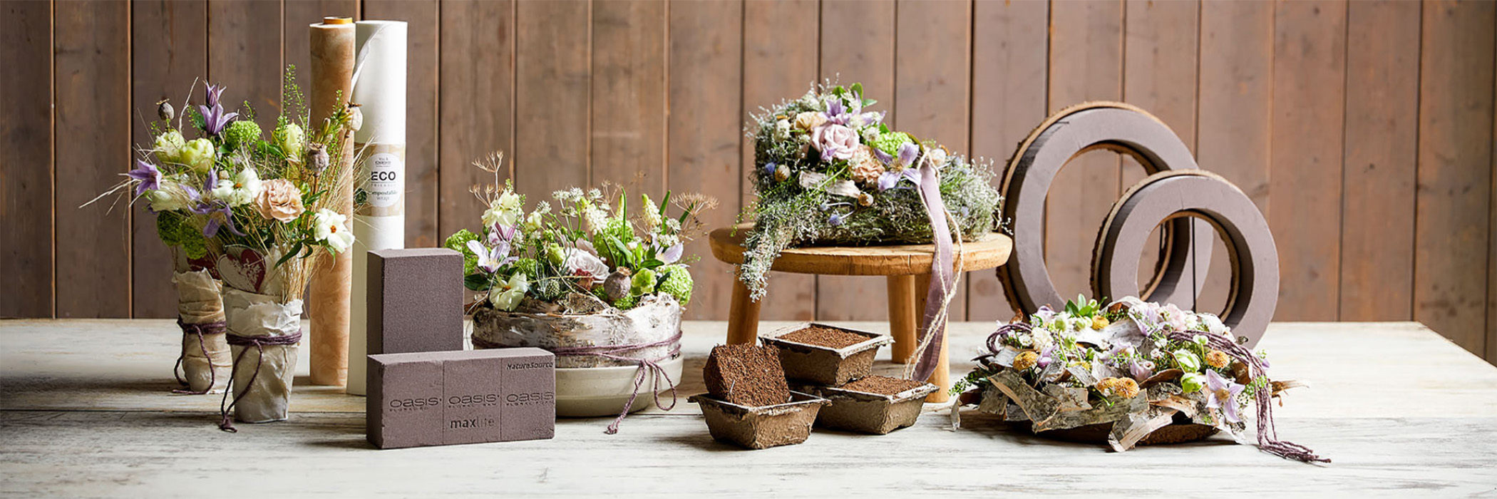 Steckschaum auf INNA Glas
