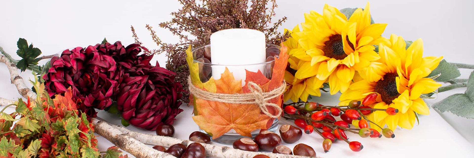 Herbstliche Tischdeko
