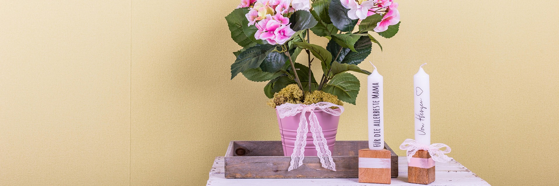 Deko &amp; Kunstblumen zum Muttertag
